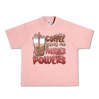 Salmon coffee gives me mother powers Urban Heavy Tee - MaliasSmallBusiness