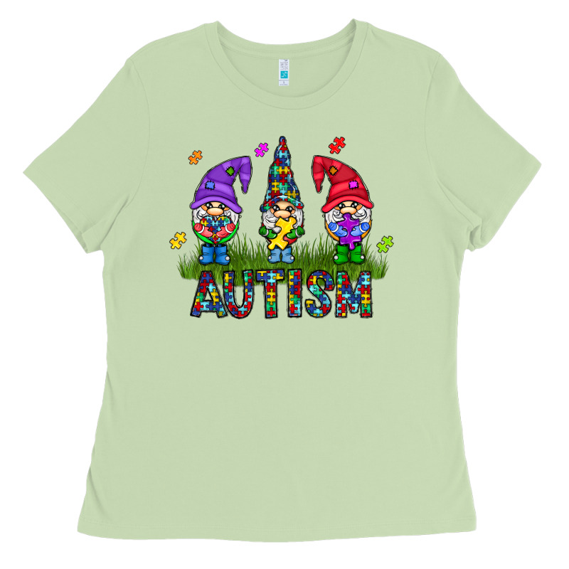 Autism Gnome Ladies Tee by CowhideDigitalArt | Teevron
