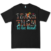 Black teach them to be kind Premium Tee - JahusDesignShop