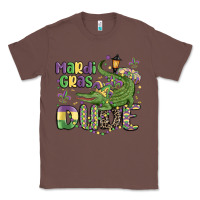 Chestnut mardi gras dude alligator Classic Tee - MaliasSmallBusiness