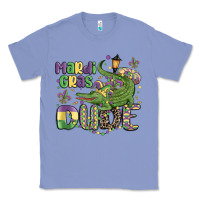 Colony Blue mardi gras dude alligator Classic Tee - MaliasSmallBusiness