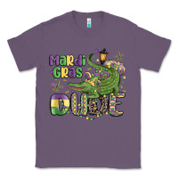 Lavender mardi gras dude alligator Classic Tee - MaliasSmallBusiness