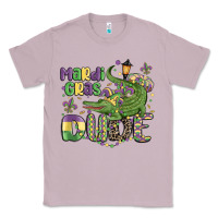 Lilac mardi gras dude alligator Classic Tee - MaliasSmallBusiness