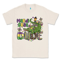 Natural mardi gras dude alligator Classic Tee - MaliasSmallBusiness