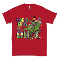 Red mardi gras dude alligator Classic Tee - MaliasSmallBusiness