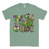 Sage mardi gras dude alligator Classic Tee - MaliasSmallBusiness