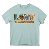 Love Thanksgiving Western Turkey Heavy Core Tee | Teevron