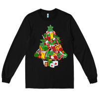 Black nurse christmas tree Long Sleeve Tee - MaliasSmallBusiness