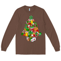 Chestnut nurse christmas tree Long Sleeve Tee - MaliasSmallBusiness