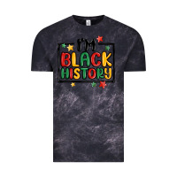 Cloud Black i'm black history Vintage Tee - MaliasSmallBusiness