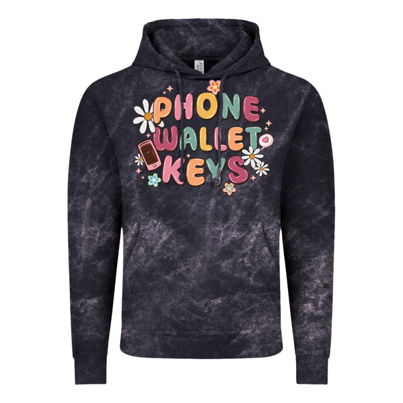 Phone Wallet Keys Vintage Hoodie by MaliasSmallBusiness | Teevron