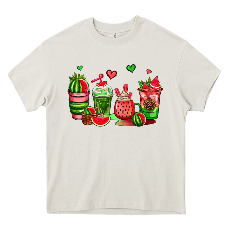 Watermelon Coffee Cups Heavy Core Tee by AdoDesignShop | Teevron