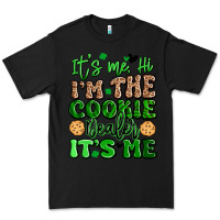Black it's me hi i'm the cookie dealer it's me girl scou Premium Tee - Artiststas