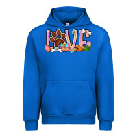 Cobalt Easter love dog paw Urban Hoodie - BundleAndBundleShop