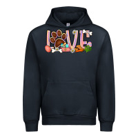 Navy Easter love dog paw Urban Hoodie - BundleAndBundleShop