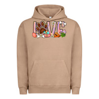 Pigment Burro Easter love dog paw Urban Hoodie - BundleAndBundleShop