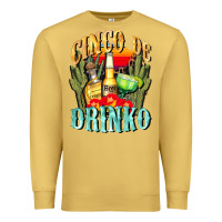 Antique Gold cinco de drinko cinco de mayo Premium Sweatshirt - CowGirlArtShop