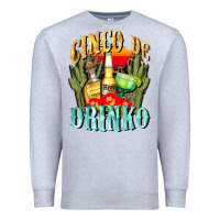 Heather Grey cinco de drinko cinco de mayo Premium Sweatshirt - CowGirlArtShop