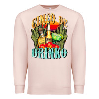 Pale Pink cinco de drinko cinco de mayo Premium Sweatshirt - CowGirlArtShop
