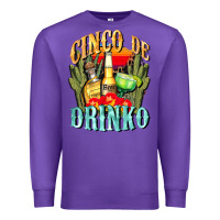 Purple cinco de drinko cinco de mayo Premium Sweatshirt - CowGirlArtShop