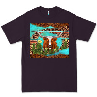 Plum longhorn tumbler Premium Tee - AdoDesignShop