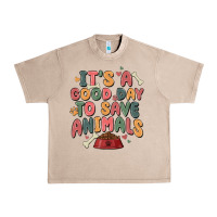 French Oak it's a good day to save animals Urban Heavy Tee - MaliasSmallBusiness