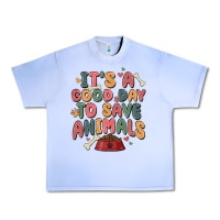 Grape Ice it's a good day to save animals Urban Heavy Tee - MaliasSmallBusiness