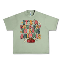 Oil Green it's a good day to save animals Urban Heavy Tee - MaliasSmallBusiness