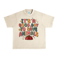Sandshell it's a good day to save animals Urban Heavy Tee - MaliasSmallBusiness