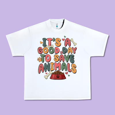 It's A Good Day To Save Animals Urban Heavy Tee Designed By Maliassmallbusiness