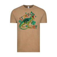 Vintage Coffee st patrex day Vintage Tee - MaliasSmallBusiness
