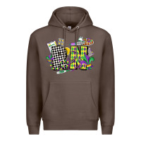Coffee registered nurse mardi gras Premium Hoodie - CowGirlArtShop