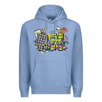 Colony Blue registered nurse mardi gras Premium Hoodie - CowGirlArtShop