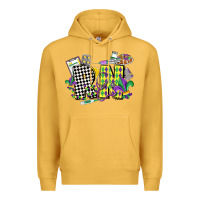Mustard registered nurse mardi gras Premium Hoodie - CowGirlArtShop