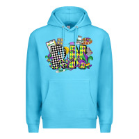 Ocean Blue registered nurse mardi gras Premium Hoodie - CowGirlArtShop