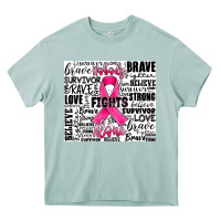 Arona breast cancer nobody fights alone Heavy Core Tee - JahusDesignShop