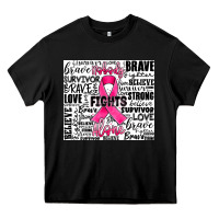 Black breast cancer nobody fights alone Heavy Core Tee - JahusDesignShop