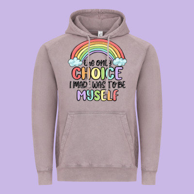 Gay Pride Vintage Hoodie Designed By Maliassmallbusiness