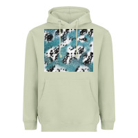 Matcha teal glitter and cowhide Heavyweight Hoodie - TumblerDesignByShophia