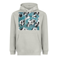Moon Dust teal glitter and cowhide Heavyweight Hoodie - TumblerDesignByShophia
