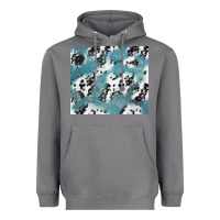 Storm teal glitter and cowhide Heavyweight Hoodie - TumblerDesignByShophia