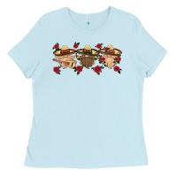 Baby Blue mexico gnomes Ladies Tee - HRA Design Shop