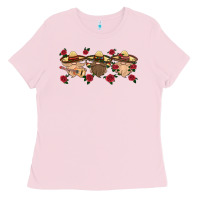 Bubblegum Pink mexico gnomes Ladies Tee - HRA Design Shop