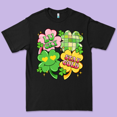 Lucky Stay Gold Premium Tee Designed By Artiststas