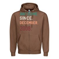 Chestnut Awesome Since December 2008 Zipper Hoodie - Bettercallsaul