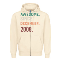 Sandshell Awesome Since December 2008 Zipper Hoodie - Bettercallsaul