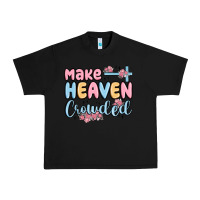 Black make heaven crowded Urban Heavy Tee - MaliasSmallBusiness