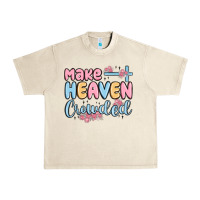 Sandshell make heaven crowded Urban Heavy Tee - MaliasSmallBusiness