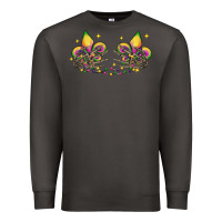 Smoke skeleton hands mardi gras Premium Sweatshirt - CowGirlArtShop