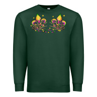Sports Green skeleton hands mardi gras Premium Sweatshirt - CowGirlArtShop